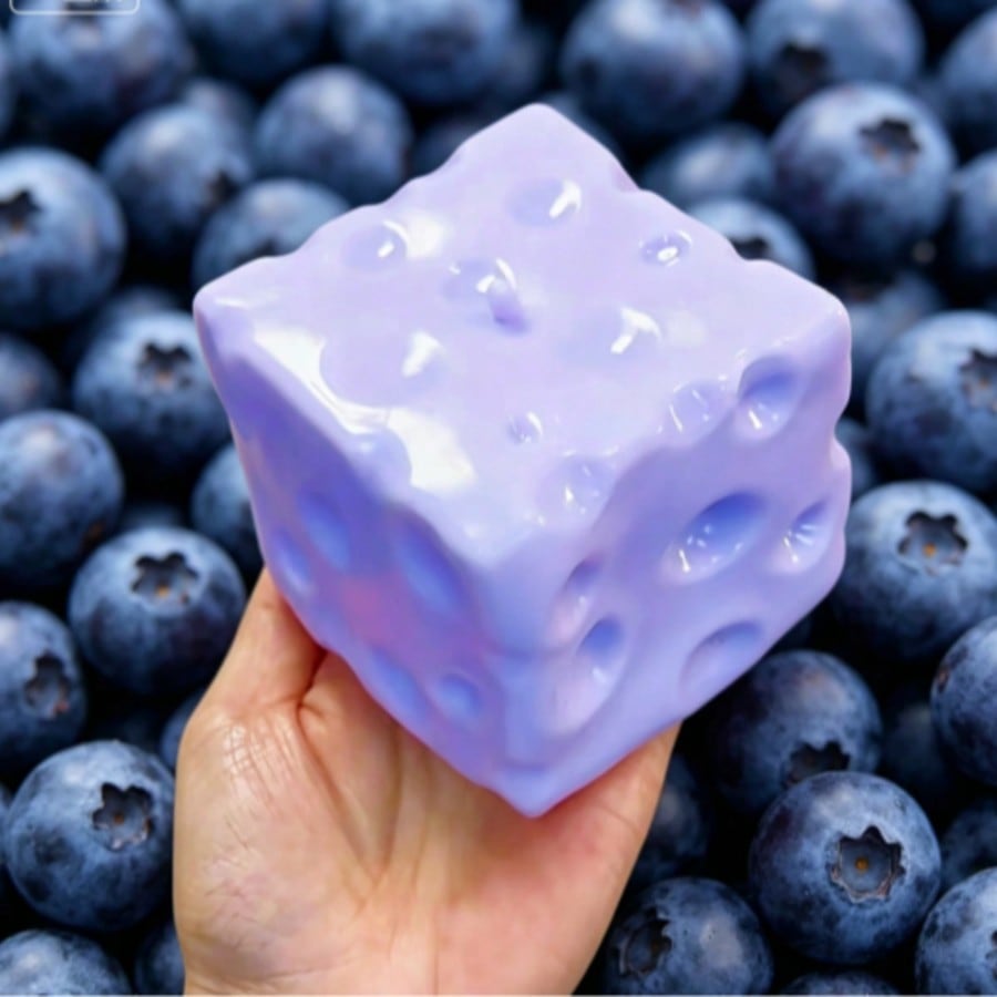 New Blueberry Color Cheese Squ - Food & Snacks Pdf ulasan dan harga