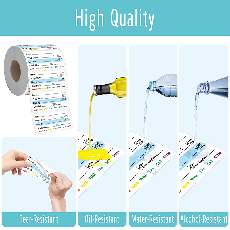 ^300Pcs/Roll Kitchen Date Food - Snacks Food Labels ulasan dan harga