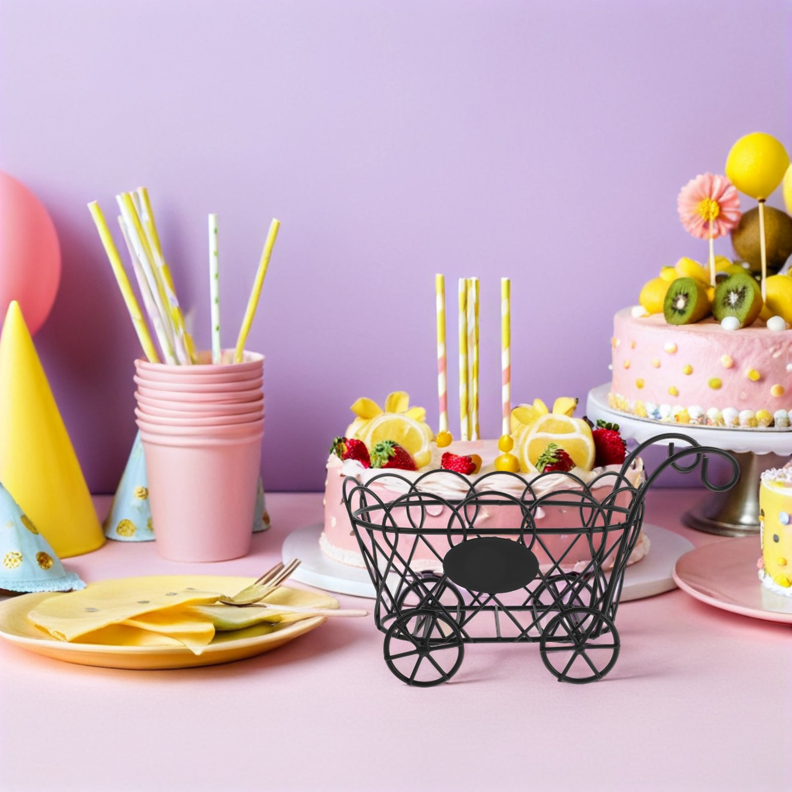 French Fries Basket Cradle Car - Food Snacks Restaurant ulasan dan harga