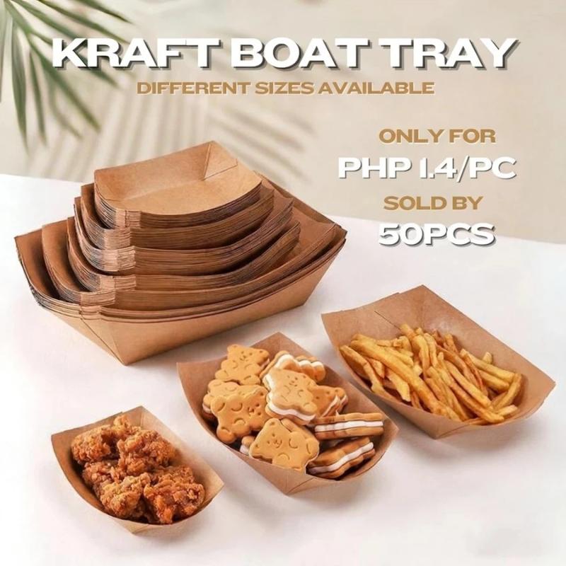Disposable Kraft Paper Hotdog  - Food Snacks Restaurant ulasan dan harga