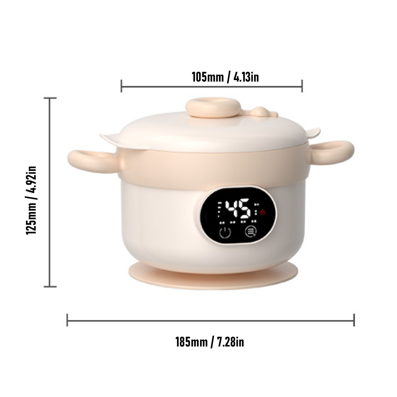 Food Warmer Bowl Electric Lunc - Food Xxl ulasan dan harga