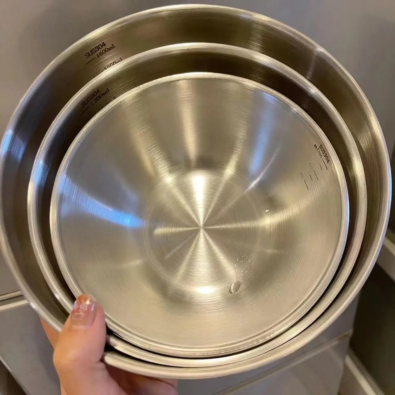 1-3 Stainless Steel Bowl Set w - Food Xxl ulasan dan harga