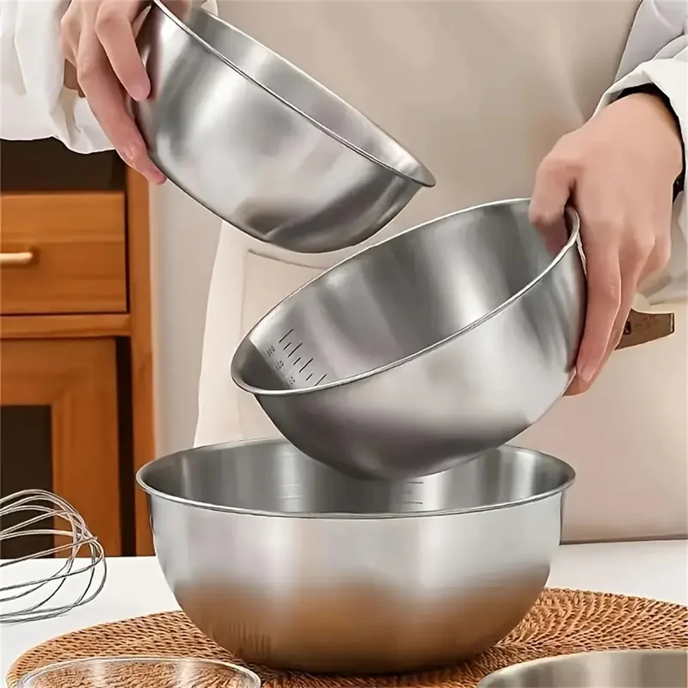 1-3 Stainless Steel Bowl Set w - Food Xxl ulasan dan harga